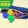 imageJOYIN Mini Stress Ball Random 9 Pack for Adults Squeeze Toy Stress Relief Ball Relieve Work Anxiety Exercise Hand Flexibility Party Favors