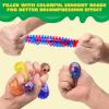 imageJOYIN Mini Stress Ball Random 9 Pack for Adults Squeeze Toy Stress Relief Ball Relieve Work Anxiety Exercise Hand Flexibility Party Favors