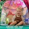 imageJOYIN Rocket Ship Play Tent Pop up Play Tent Kids Indoor Outdoor Spaceship Playhouse Tent SetDinosaur Tent