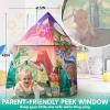 imageJOYIN Rocket Ship Play Tent Pop up Play Tent Kids Indoor Outdoor Spaceship Playhouse Tent SetDinosaur Tent