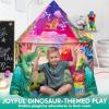 imageJOYIN Rocket Ship Play Tent Pop up Play Tent Kids Indoor Outdoor Spaceship Playhouse Tent SetDinosaur Tent
