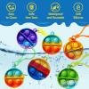 imageJOYIN Round Pop Fidget Keychain 90 Pack Pop Fidget Toys Bulk Party Favors for Kids 48812 Years Halloween Goodie Bags Stuffers Back to School Gifts for Students Classroom Prizes Sensory ToysRound