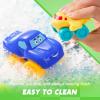 imageJOYIN Rubber Toy Cars for Toddlers 13 Year Old 8 PCS Cartoon Baby Truck Cars Bath Toy with Storage Bag  1 2 Year Old Boy Toys Birthday Gift Pinata Bags Filler Carnival Prizes Small