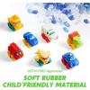 imageJOYIN Rubber Toy Cars for Toddlers 13 Year Old 8 PCS Cartoon Baby Truck Cars Bath Toy with Storage Bag  1 2 Year Old Boy Toys Birthday Gift Pinata Bags Filler Carnival Prizes Small