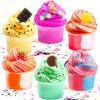 imageJOYIN Slime Party Favors 6 Pack Butter Slime  Soft NonSticky MessFree Stress Relief and Safe  Toys for Kids Classroom Reward Boys and Girls Birthday Gifts