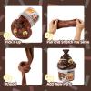 imageJOYIN Slime Party Favors Cocoa Mousse Cake Bear Slime  8 oz Soft NonSticky MessFree Stress Relief and Safe  Toys for Kids Classroom Reward Boys and Girls Birthday Gifts Party FavorsCocoa Mousse Cake Bear