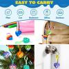 imageJOYIN Square Pop Fidget Keychain 30 Pack Pop Fidget Toys Bulk Party Favors for Kids 48812 Years Halloween Goodie Bags Stuffers Back to School Gifts for Students Classroom Prizes Sensory ToysHeart