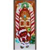 imageJoiedomi Christmas Gingerbread Door Cover Window Banner Front Door Porch Sign Village Displays Christmas Indoor Outdoor Decor Holiday Winter House Decoration 72quotX 30quot1 PCS