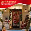imageJoiedomi Christmas Gingerbread Door Cover Window Banner Front Door Porch Sign Village Displays Christmas Indoor Outdoor Decor Holiday Winter House Decoration 72quotX 30quot1 PCS