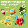 imageMusical Baby Toys  Suction Cups High Chair Toys  Spinner Teether  Keep Infant Teether from Falling  Montessori Sensory Present for Toddlers  Birthday Gifts for Baby 18 Months