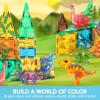 imageSYNCFUN Magnetic Building Tiles Dinosaur Set for Kids 50PCS Including 5 Cute Dinosaurs Educational STEM Toy for Boys ampamp Girls Ages 35 48 Christmas Birthday Party Gift for ToddlersDinosaur
