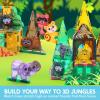 imageSYNCFUN Magnetic Building Tiles Dinosaur Set for Kids 50PCS Including 5 Cute Dinosaurs Educational STEM Toy for Boys ampamp Girls Ages 35 48 Christmas Birthday Party Gift for ToddlersAnimal