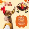 imageSpooktacular Creations 2 PCS Thanksgiving Turkey Hats Silly Cap for Thanksgiving Night Event Dressup Party Role Play Carnival Cosplay Costume Accessories Halloween Christmas Turkey Funny Hat