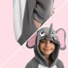 imageSpooktacular Creations Halloween Animal Costume Kids Animal Jumpsuit for Toddler Halloween Dress Up Costume PartyElephant