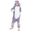 imageSpooktacular Creations Halloween Child Sloth jumpsuit Kids One Piece Grey Sloth Animal CostumeGray