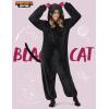 imageSpooktacular Creations Halloween Dalmatian Dragon Triceratop Unisex Pajama Adult Animal Costume Halloween Costume PartyBlack Cat