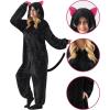 imageSpooktacular Creations Halloween Dalmatian Dragon Triceratop Unisex Pajama Adult Animal Costume Halloween Costume PartyBlack Cat