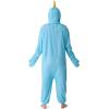 imageSpooktacular Creations Halloween Dalmatian Dragon Triceratop Unisex Pajama Adult Animal Costume Halloween Costume PartyBlue Narwhal