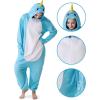 imageSpooktacular Creations Halloween Dalmatian Dragon Triceratop Unisex Pajama Adult Animal Costume Halloween Costume PartyBlue Narwhal