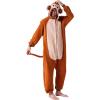 imageSpooktacular Creations Halloween Dalmatian Dragon Triceratop Unisex Pajama Adult Animal Costume Halloween Costume PartyBrown Monkey
