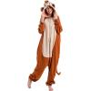 imageSpooktacular Creations Halloween Dalmatian Dragon Triceratop Unisex Pajama Adult Animal Costume Halloween Costume PartyBrown Monkey