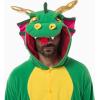 imageSpooktacular Creations Halloween Dalmatian Dragon Triceratop Unisex Pajama Adult Animal Costume Halloween Costume PartyGreen Dragon