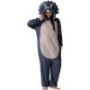 imageSpooktacular Creations Halloween Dalmatian Dragon Triceratop Unisex Pajama Adult Animal Costume Halloween Costume PartyGrey Triceratops