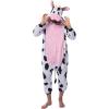 imageSpooktacular Creations Halloween Dalmatian Dragon Triceratop Unisex Pajama Adult Animal Costume Halloween Costume PartyPink Cow