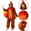 imageSpooktacular Creations Halloween Dalmatian Dragon Triceratop Unisex Pajama Adult Animal Costume Halloween Costume PartyRed Turkey