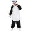 imageSpooktacular Creations Halloween Dalmatian Dragon Triceratop Unisex Pajama Adult Animal Costume Halloween Costume PartyWhite Panda
