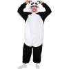 imageSpooktacular Creations Halloween Dalmatian Dragon Triceratop Unisex Pajama Adult Animal Costume Halloween Costume PartyWhite Panda