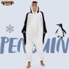 imageSpooktacular Creations Halloween Dalmatian Dragon Triceratop Unisex Pajama Adult Animal Costume Halloween Costume PartyWhite Penguin