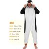 imageSpooktacular Creations Halloween Dalmatian Dragon Triceratop Unisex Pajama Adult Animal Costume Halloween Costume PartyWhite Penguin