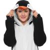imageSpooktacular Creations Halloween Dalmatian Dragon Triceratop Unisex Pajama Adult Animal Costume Halloween Costume PartyWhite Penguin