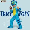 imageSpooktacular Creations Halloween Dinosaur Costume Toddler Triceratops Costume Kids with Egg for Baby Child Dress Up PartyBlue