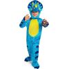 imageSpooktacular Creations Halloween Dinosaur Costume Toddler Triceratops Costume Kids with Egg for Baby Child Dress Up PartyBlue