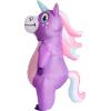 imageSpooktacular Creations Halloween Inflatable Costume Full Body Unicorn Blow Up Costume for Adult Holiday Themed Cosplay PartyPurple