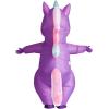 imageSpooktacular Creations Halloween Inflatable Costume Full Body Unicorn Blow Up Costume for Adult Holiday Themed Cosplay PartyPurple