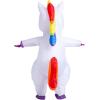 imageSpooktacular Creations Halloween Inflatable Costume Full Body Unicorn Blow Up Costume for Adult Holiday Themed Cosplay PartyWhite