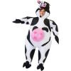 imageSpooktacular Creations Kids Inflatable Costume Full Body Inflatable Cow Suit Air Blow Up Cow Halloween Costume Deluxe Farm Animal Outfit for Halloween Dress Up Parties