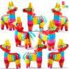imageCinco De Mayo 8 pcs Mini Donkey Pinatas 57quotx75quot Rainbow Color for Fun Fiesta Taco Party Supplies Luau Event Photo Props Mexican Theme Decoration Carnivals Festivals Taco Tuesday Event