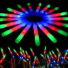 imageJOYIN 100 PCS LED Light Up Foam Sticks Glow Sticks Party Favors Bulk with 3 Modes Color Flashing Glow Party Supplies for Halloween Spooky Celebrations Wedding Camping Birthday Raves Carnival