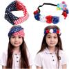 imageJOYIN 2 Pack Patriotic Accessories American Flag Headband and Floral Headband for Women Girls 4th of July Hairband Accessories Red White and Blue Decoration for Memorial Day Independence Day