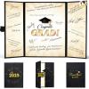 imageJOYIN 2025 Graduation Guestbook AlternativeBlack ampamp Gold 12quot Signature Congrats Graduation Party Decorations Class of 2025 Grad Card for High School College Grad Gift Party Guest Signing CardboardBlack  Gold