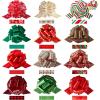 imageJOYIN 24 PCS Christmas Wrap Ribbon Pull Bows 5quot Wide Easy and Fast Gift Wrapping Accessory for presents Bows Baskets Wine Bottles Decoration Xmas Gift Wrapping and Decoration PresentRedGreen