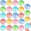 imageJOYIN 24 PCS Multistyle Bouncy Balls 6 Styles 32mm Assorted Bouncy Balls Bulk with Storage Bag Bounce Toys for Kids Party Favors Birthdays Gifts Goodie Bags Stuffers Carnival PrizesGlitter