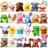 imageJOYIN 24 Pcs Mini Sea Animal Plush Toys Stuffed Sea Animal Bulk for Kids Birthday Party Favors Basket Stuff Pinata Fillers Goodie Bag Fillers School Prizes Valentines Day Party SuppliesSitting Animals