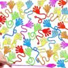 imageJOYIN 240Pcs Glitter Sticky Hands Party Favors Party Table Favors Set for Kids Holiday Traditions Classroom Treasure Box Carnival Prizes Bulk Pinata Stuff Mini Toys Halloween goodie bagssticky hands