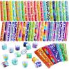 imageJOYIN 288 Pcs Slap Bracelets for Kids Bulk Wristbands with Animals Friendship Heart Galaxy Party Favors Classroom Prizes Birthday Exchanging Gifts Goodie Bag Stuffers