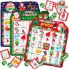 imageJOYIN 30 Players Christmas Bingo Cards Game 3 Colors Kids Bingo Cards for Classroom School Family Group Activities Holiday Winter Bingo for Xmas Party Supplies Adults Indoor Party Games